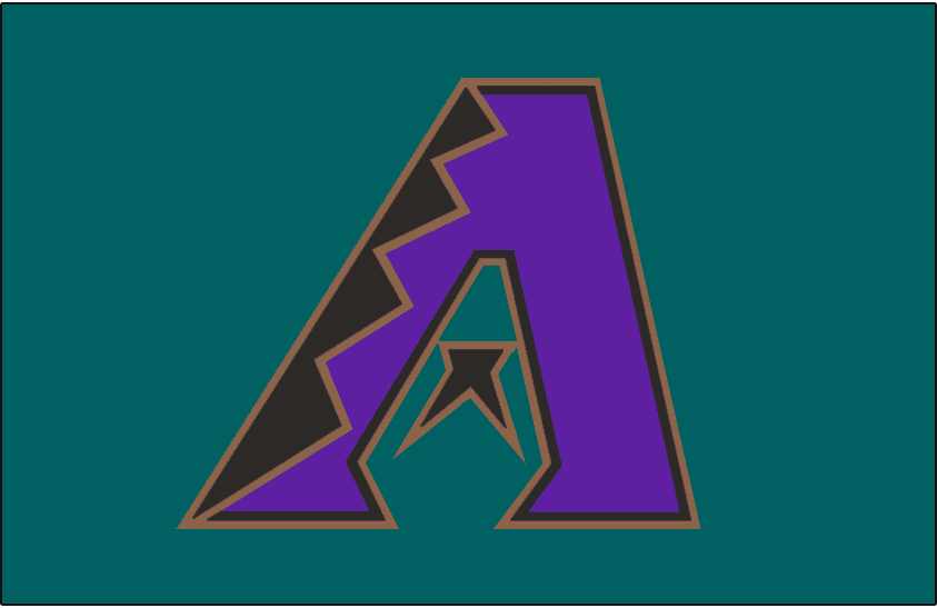 Arizona Diamondbacks 1998 Cap Logo fabric transfer version 2
